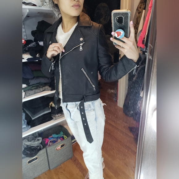 Faux Leather Express Jacket - Picture 3 of 6